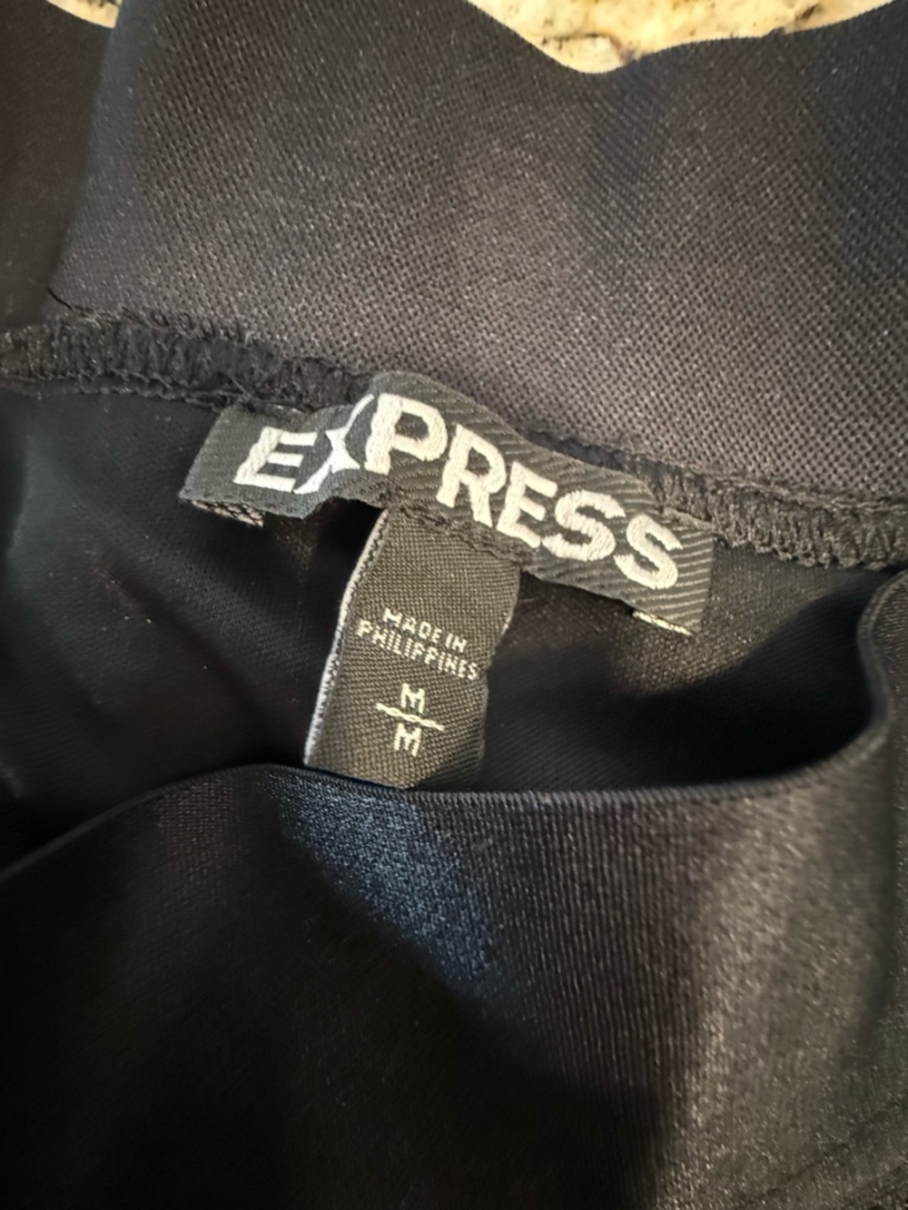 Express black mesh chic full skater mini skirt SZ M - Picture 6 of 10